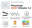 ZONT Climatic 1.2 Погодозависимый автоматический GSM / Wi-Fi регулятор (1 ГВС + 2 прямых/смесительных) с доставкой в Тольятти